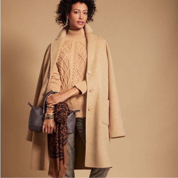 Talbots gorgeous chocolate brown leather. Detachable strap & top handle design - Picture 2 of 14